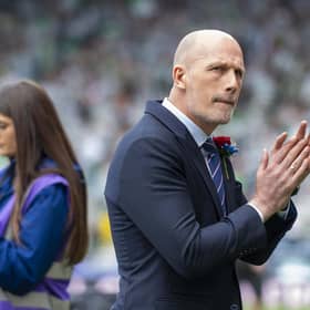 Rangers manager Philippe Clement looks on after the defeat by Celtic at Hampden.