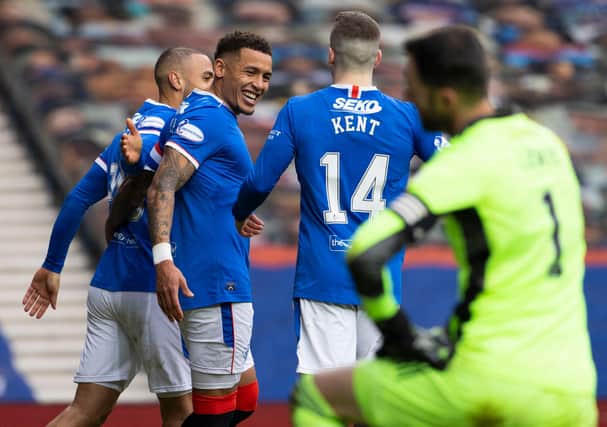 James Tavernier has tipped Ryan Kent to become a star in the Premier League. Picture: SNS