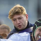 Jamie Hodgson during an Edinburgh training session at the DAM Health Stadium this week. (Photo by Mark Scates / SNS Group)