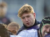 Jamie Hodgson during an Edinburgh training session at the DAM Health Stadium this week. (Photo by Mark Scates / SNS Group)