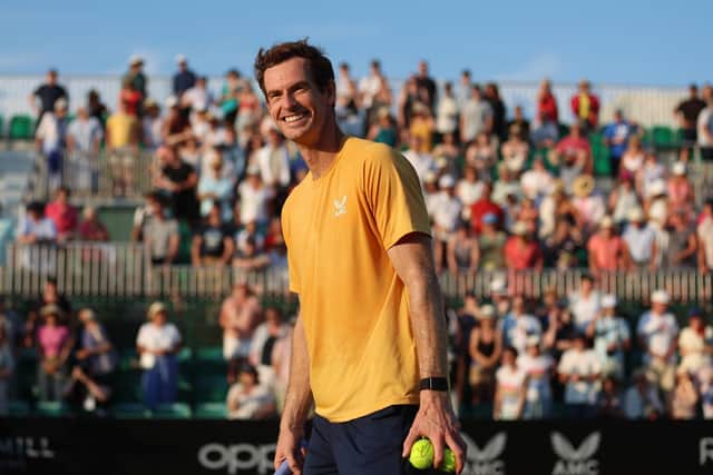 Andy Murray was impressive in his victory over Hugo Grenier.