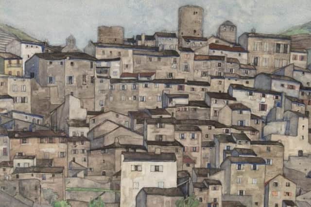 Detail from Palalda, Pyrénées-Orientales by Charles Rennie Mackintosh
