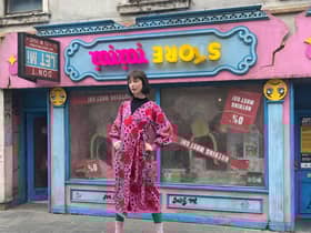 Artist Rachel Maclean has created an upside down abandoned toyshop installation for Perth High Street.
