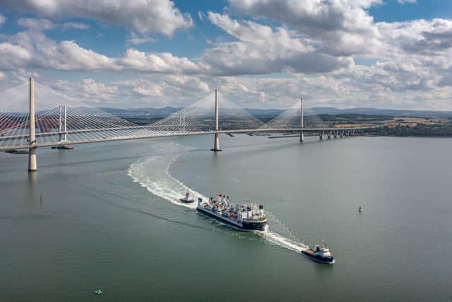 The spare cable was delivered to Rosyth by the Prysmian Powerlinks’ Cable Enterprise. Picture: contributed.