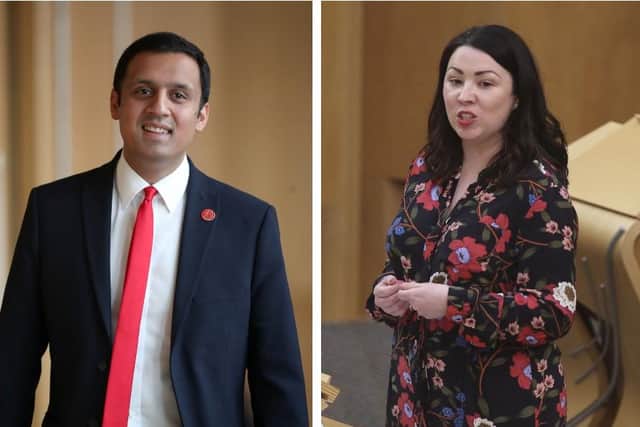 Anas Sarwar and Monica Lennon are vying to be the next leader of the Scottish Labour party after Richard Leonard's resignation (Picture: PA)