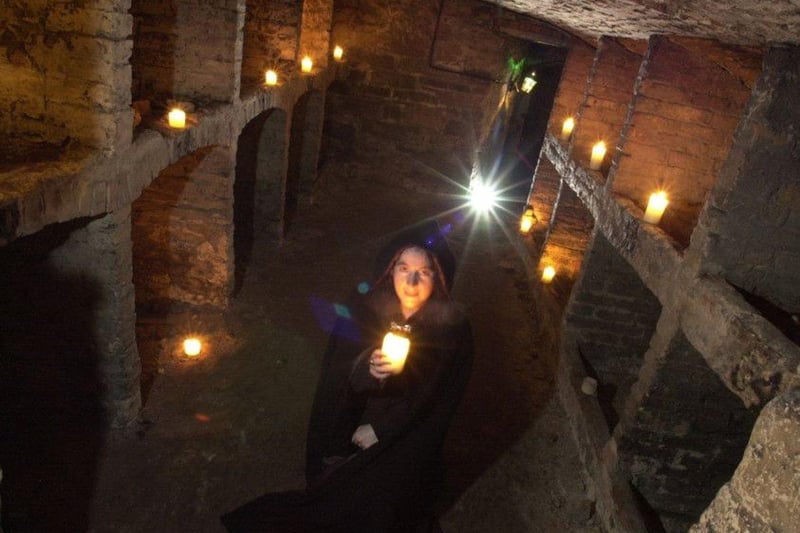 Also known as the South Bridge Vaults, they are a series of chambers that are said to be riddled with ghosts. The most frequent being 'Mr Boots', who is commonly seen watching visitors.