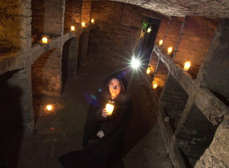 Also known as the South Bridge Vaults, they are a series of chambers that are said to be riddled with ghosts. The most frequent being 'Mr Boots', who is commonly seen watching visitors.