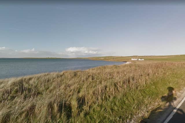 'Human remains' have been found at the beach at Dingieshowe, Orkney