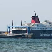 MV Caledonian Isles awaiting repair in Troon on Thursday. Picture: John Devlin