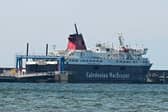 MV Caledonian Isles awaiting repair in Troon on Thursday. Picture: John Devlin