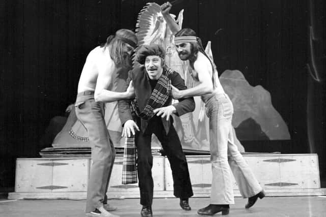 Bill Paterson starred in the 7:84 theatre company's production of The Cheviot, the Stag and the Black, Black Oil in 1973.