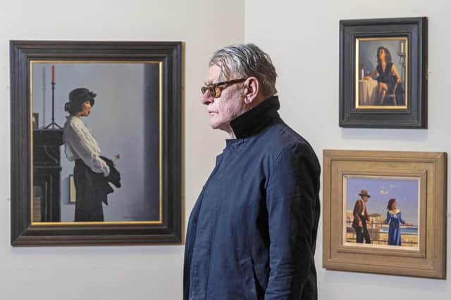 Jack Vettriano, whose exhibition set to open in gallery which inspired him as young artist. Picture: Neil Hanna/PA Wire