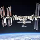 The International Space Station photographed by Expedition 56 crew members from a Soyuz spacecraft after undocking. Picture: NASA/Roscosmos