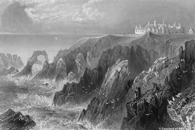Slains Castle in Aberdeenshire is said to have provided the inspiration for Castle Dracula in Bram Stoker's classic novel.