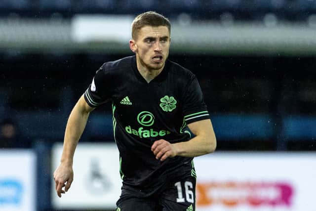 Jonjoe Kenny made his Celtic debut in the 4-0 win over Kilmarnock at Rugby Park on February 02, 2021 (Photo by Rob Casey / SNS Group)