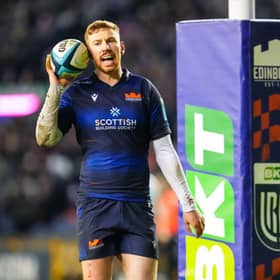 Edinburgh's Ben Healy during the weekend win over Glasgow Warriors.