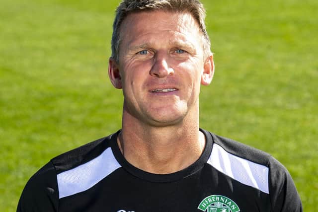 Former Hibs player Gareth Evans has been appointed as the club's new academy director. (Photo by Bill Murray/SNS Group)