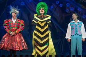 Grant Stott, Allan Stewart and Jordan Young star in Cinderella at the Festival Theatre in Edinburgh PC: Douglas Robertson