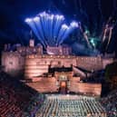 The Royal Edinburgh Military Tattoo being staged on the Edinburgh Castle esplanade. Picture: Jane Barlow/PA Wire