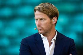 Former Hibs, Hearts and Scotland midfielder Michael Stewart is now a TV and radio pundit. (Photo by Craig Williamson / SNS Group)