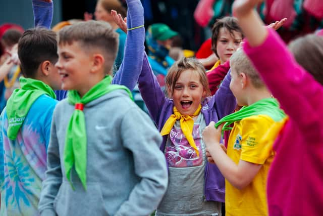 Scouts Scotland summer camp at Lochgoilhead. (Photograph: MAVERICK PHOTO AGENCY)