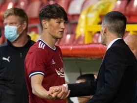 Aberdeen boss Stephen Glass has spoken about Calvin Ramsay's future. (Photo by Craig Foy / SNS Group)