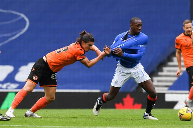 Rangers easily defeated Dundee United when the two sides met at Ibrox earlier in the season. Picture: SNS
