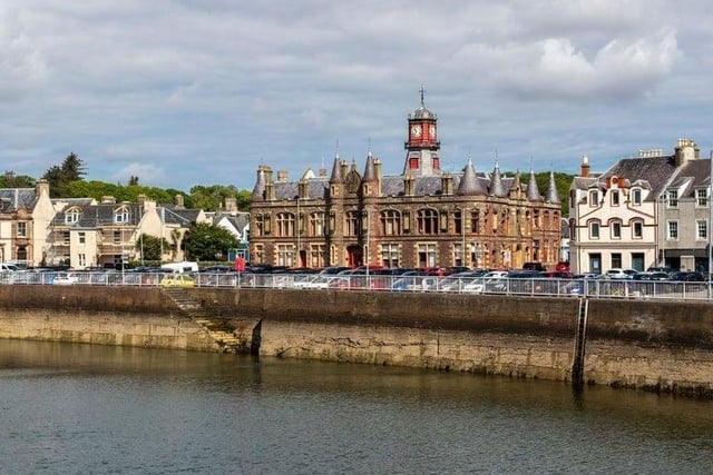 The only other place in Scotland where you'll get change from £1,300 for your Band D council tax bill is Comhairle nan Eilean Siar. Those living in Stornoway (pictured) and across the council area will see their local tax bill upped by 5 per cent this year, meaning a Band D bill will come in at £1,290.75.
