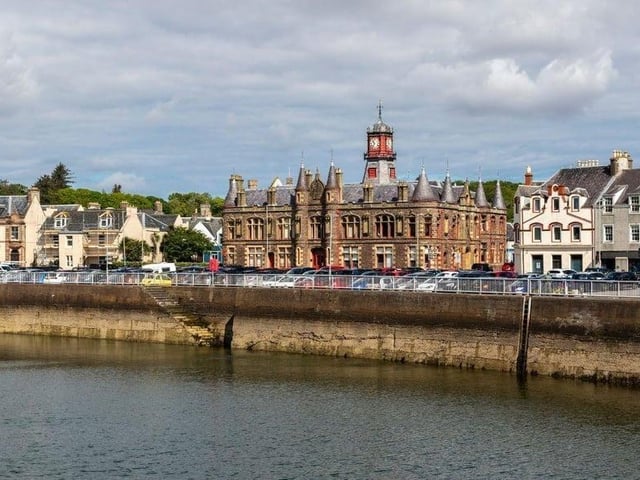 The only other place in Scotland where you'll get change from £1,300 for your Band D council tax bill is Comhairle nan Eilean Siar. Those living in Stornoway (pictured) and across the council area will see their local tax bill upped by 5 per cent this year, meaning a Band D bill will come in at £1,290.75.