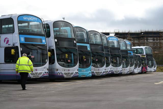 First Bus is one of the largest operators in the UK with a fleet of around 6,000 buses and coaches. Picture: John Devlin