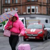 Isla Bryson, 31, formerly known as Adam Graham, from Clydebank, West Dunbartonshire, arrives at the High Court in Glasgow