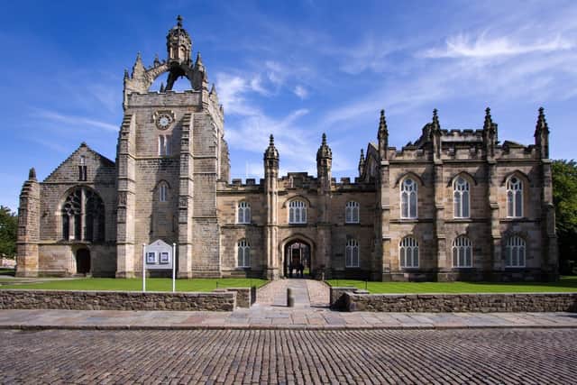 Aberdeen University's King's College building