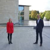 Simon Thompson, chief executive officer at the Chartered Banker Institute; Gail Hurley, senior adviser to the Global Ethical Finance Initiative; and Thom Kenrick, head of social strategy at the Royal Bank of Scotland.