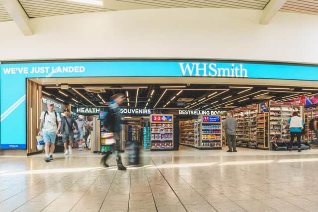 Having shed its UK high street business, the WHSmith empire spans travel locations, including shops in airports, such as Edinburgh, above, railway stations, service stations and hospitals. Picture: Jonathan Warner