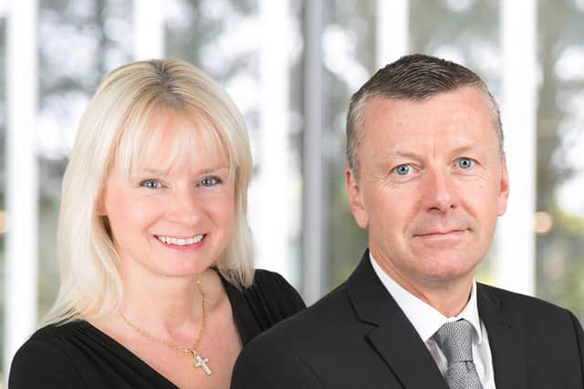 Lynn Gracie and Stuart Petrie of Anderson Anderson & Brown (AAB), the accountancy and business advisory firm.