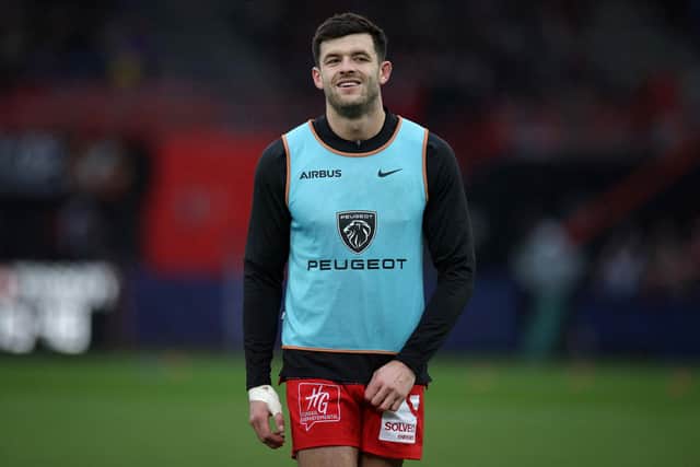 Blair Kinghorn scored two tries on his debut for Toulouse against Cardiff.