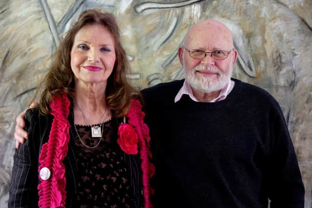 George Sutherland with his wife Lys Hansen (Picture: Andrew Ogilvy Photography)
