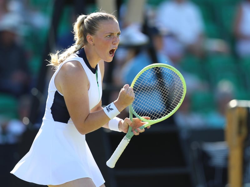 Women's Doubles: the 23-year-old from Dunblane is the daughter of former Morecambe, Blackpool and Stenhousemuir footballer Lee Collins and was coached by Judy Murray from the age of seven. She partners Hungarian player Panna Udvardy.