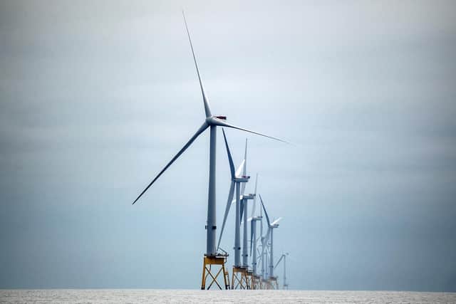 Construction a the Seagreen wind farm