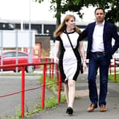 Angela Rayner and Scottish Labour leader Anas Sarwar. Picture: John Devlin