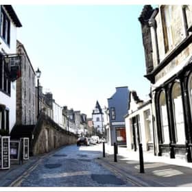 The High Street in South Queensferry.