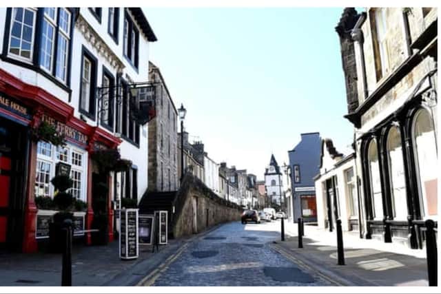 The High Street in South Queensferry.