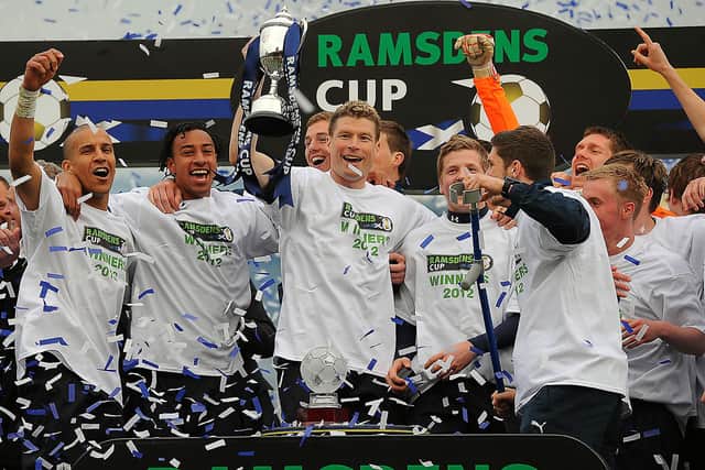 Falkirk won the 2013 trophy and became the record winners. Picture: Lisa Ferguson