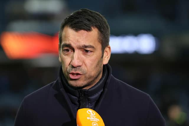 Rangers manager Giovanni van Bronckhorst.