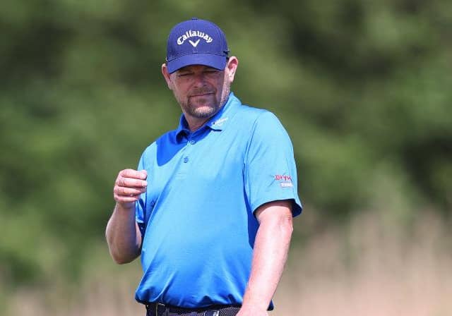 David Drysdale missed the cut in the AVIV Dubai Championship, leaving his fate in the hands of Englishman Ashley Chesters in the final two rounds. Christof Koepsel/Getty Images.