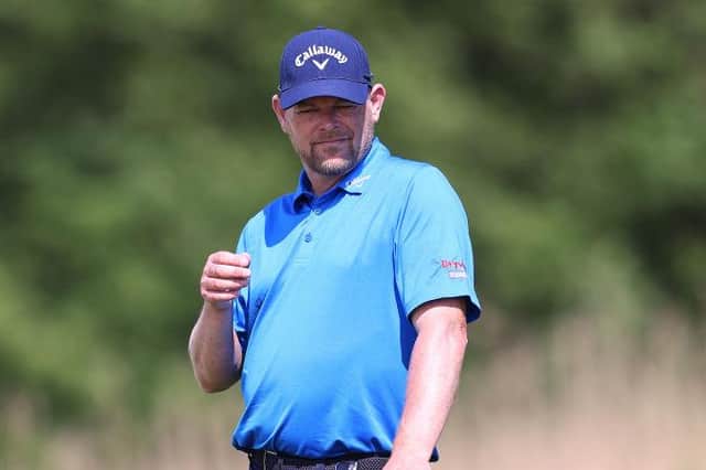 David Drysdale missed the cut in the AVIV Dubai Championship, leaving his fate in the hands of Englishman Ashley Chesters in the final two rounds. Christof Koepsel/Getty Images.