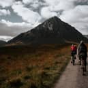 Lee Craigie and two friends recreated the 1936 cycling trip through the Highlands last October. Picture: Maciek Tomiczek