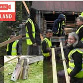 Volunteers will work on repairs to the historic water mills.