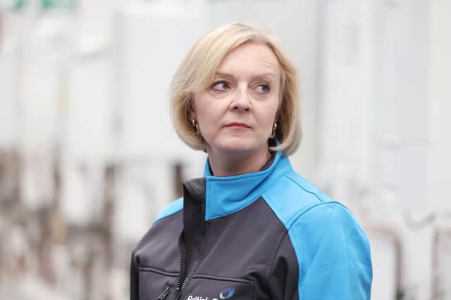 Prime Minister Liz Truss during a visit to the British Gas training academy, near Dartford, in north west Kent. Picture: Ian Vogler/Daily Mirror/PA Wire