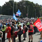 A second protest is now planned for Falkirk town centre. Pic: Michael Gillen